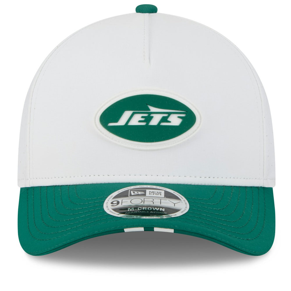 New York Jets New Era 2025 NFL Training Camp A-Frame 9FORTY Adjustable Hat