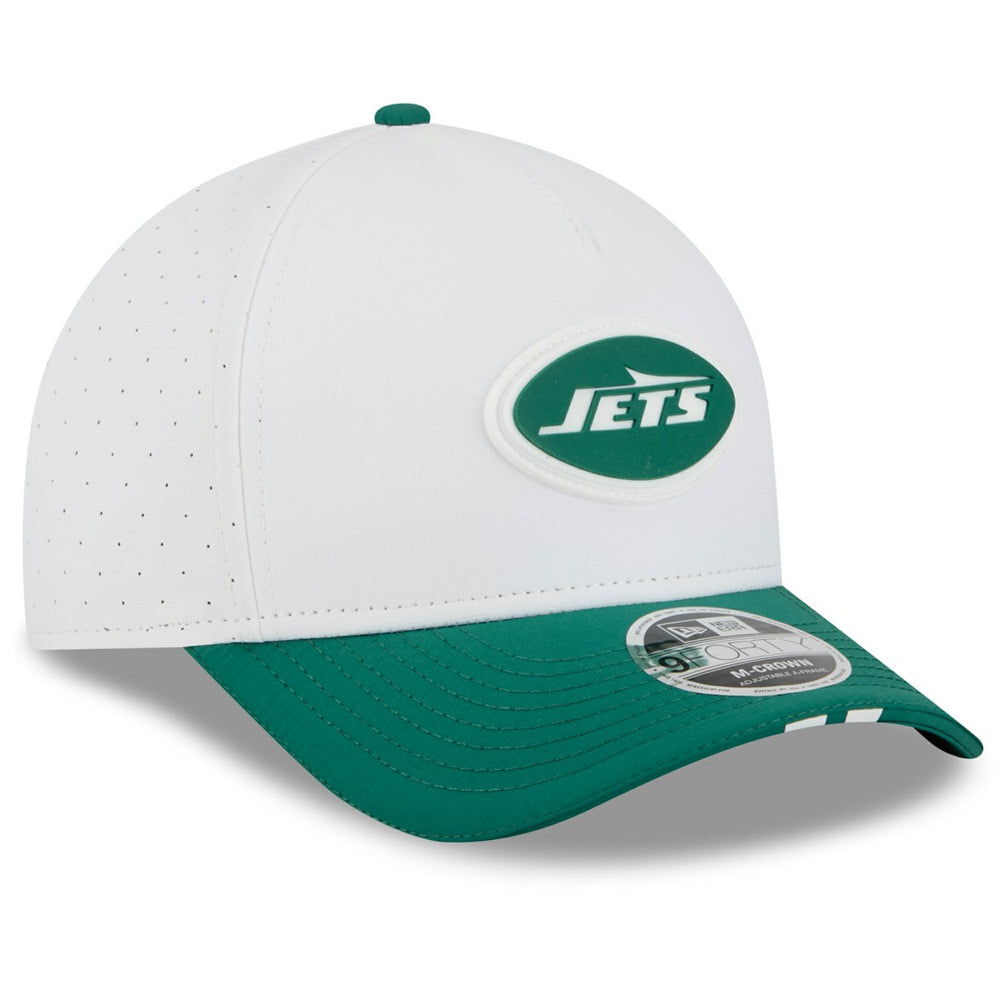 New York Jets New Era 2025 NFL Training Camp A-Frame 9FORTY Adjustable Hat