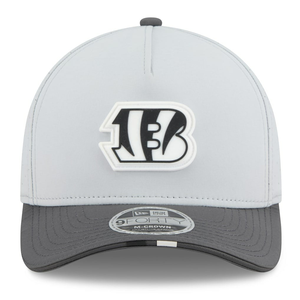 Cincinnati Bengals New Era 2025 NFL Training Camp A-Frame 9FORTY Adjustable Hat