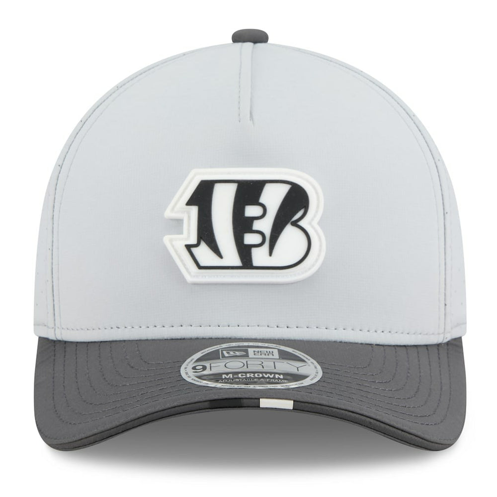Cincinnati Bengals New Era 2025 NFL Training Camp A-Frame 9FORTY Adjustable Hat