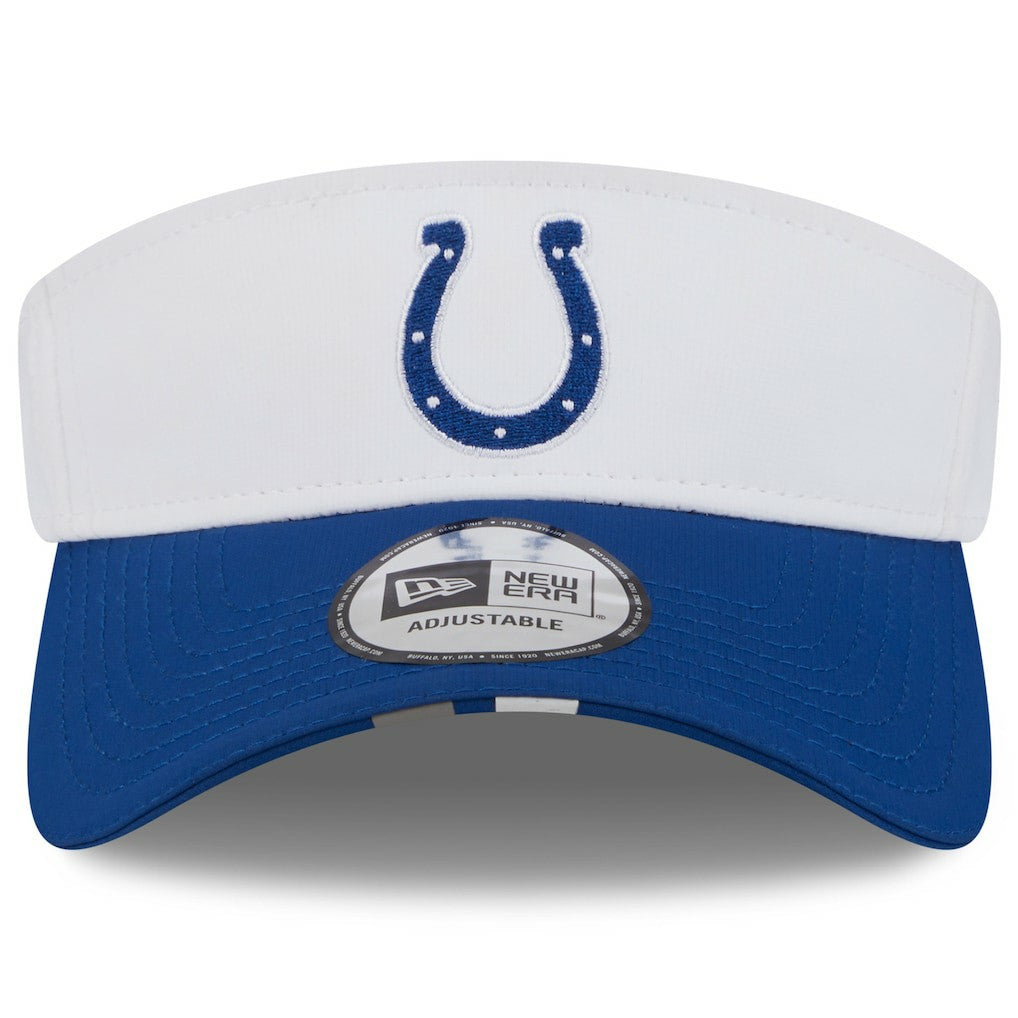 Indianapolis Colts New Era 2025 NFL Training Camp Adjustable Visor