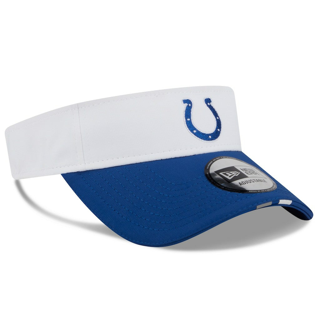 Indianapolis Colts New Era 2025 NFL Training Camp Adjustable Visor