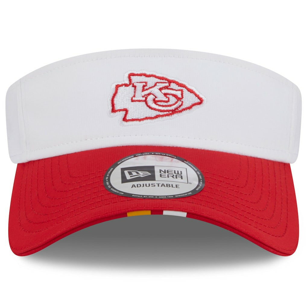 Kansas City Chiefs New Era 2025 NFL Training Camp Adjustable Visor