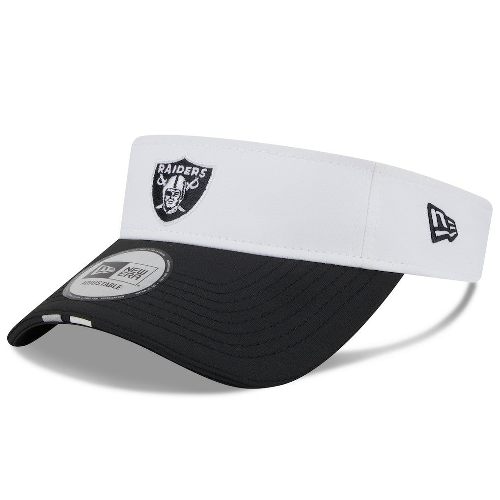 Las Vegas Raiders New Era 2025 NFL Training Camp Adjustable Visor