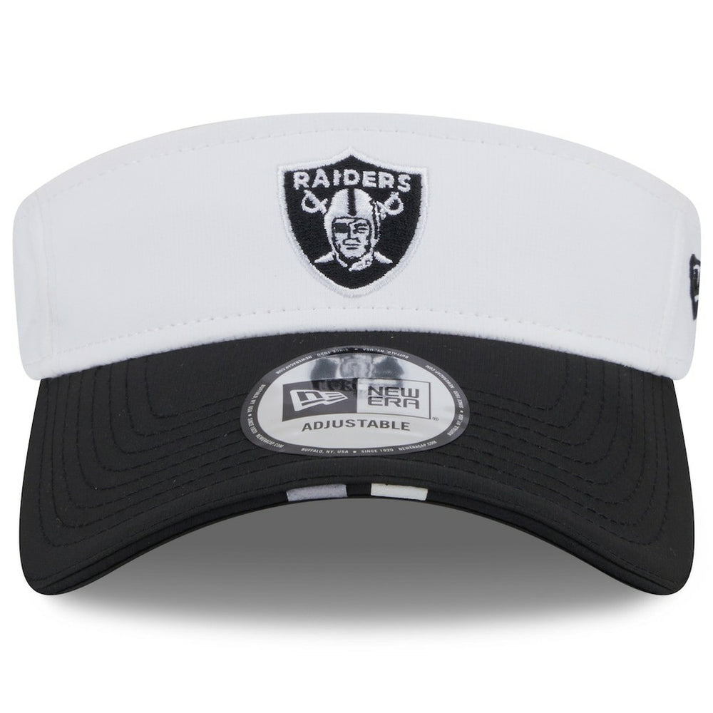 Las Vegas Raiders New Era 2025 NFL Training Camp Adjustable Visor