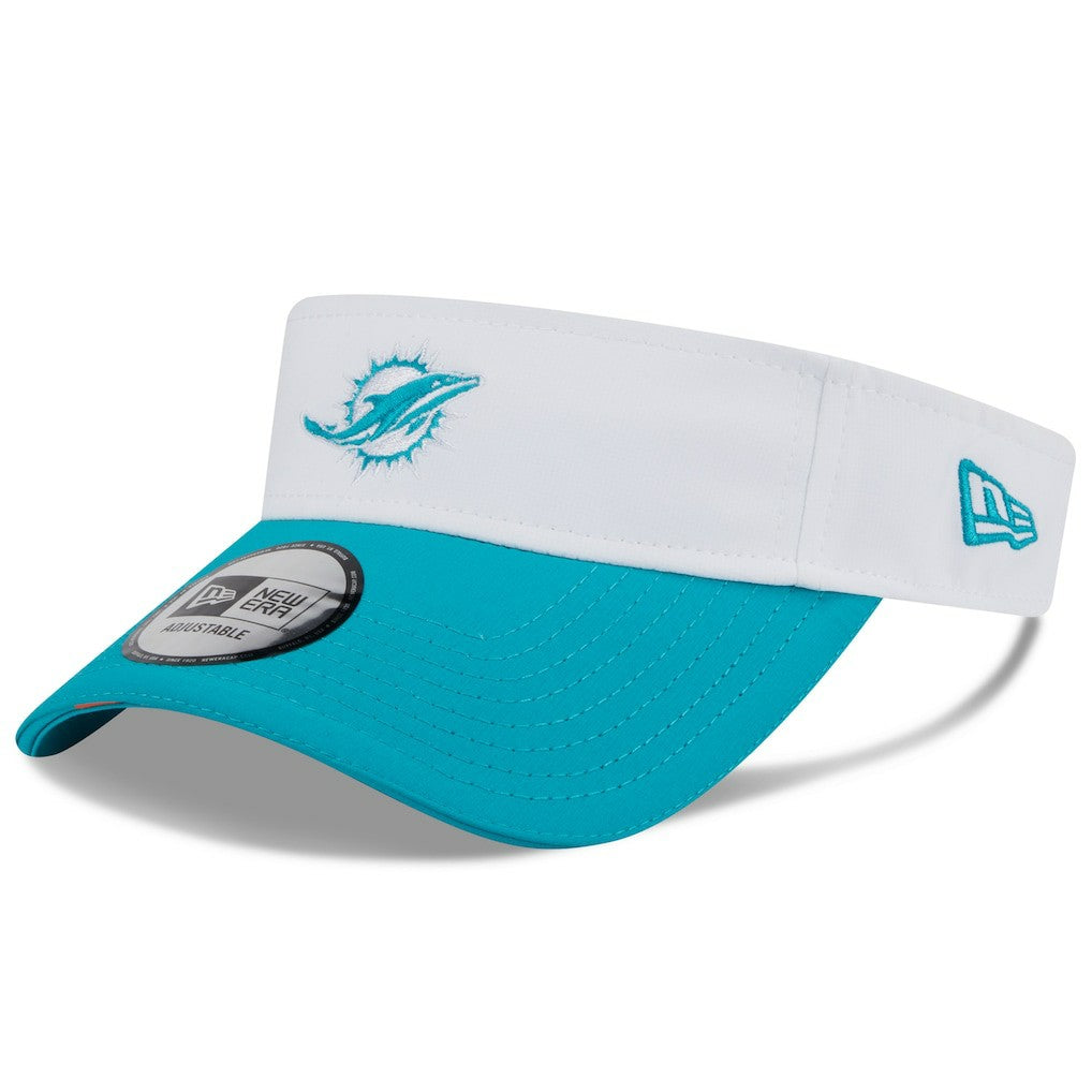 Miami Dolphins New Era 2025 NFL Training Camp Adjustable Visor