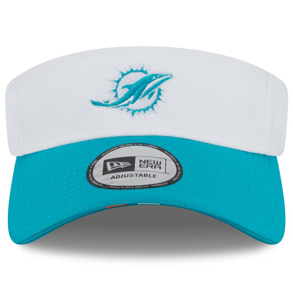 Miami Dolphins New Era 2025 NFL Training Camp Adjustable Visor