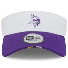 Minnesota Vikings New Era 2025 NFL Training Camp Adjustable Visor