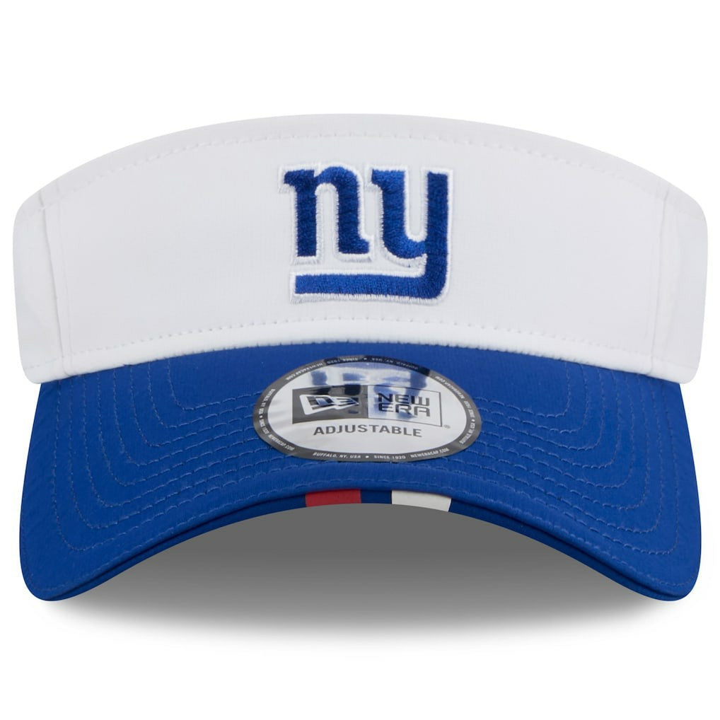 New York Giants New Era 2025 NFL Training Camp Adjustable Visor