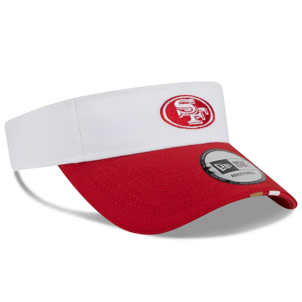 San Francisco 49ers New Era 2025 NFL Training Camp Adjustable Visor