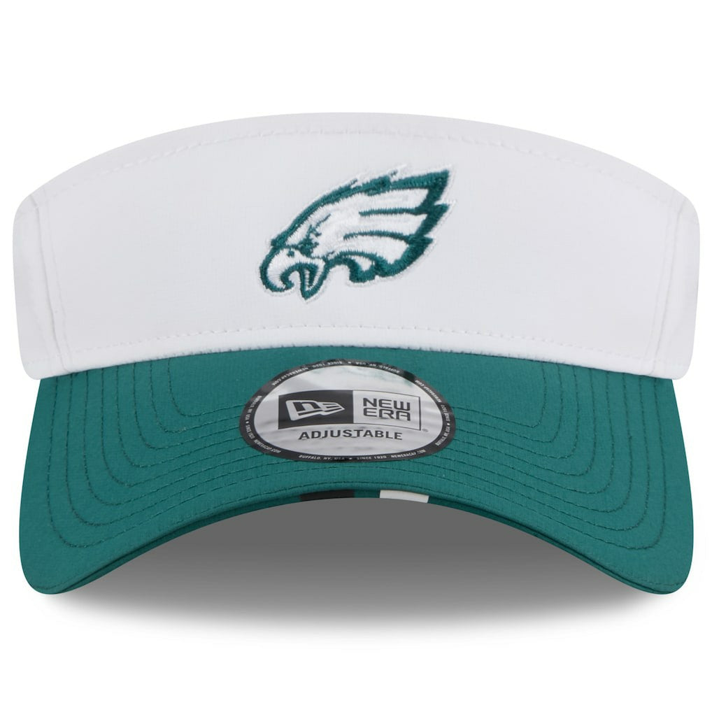 Philadelphia Eagles New Era 2025 NFL Training Camp Adjustable Visor