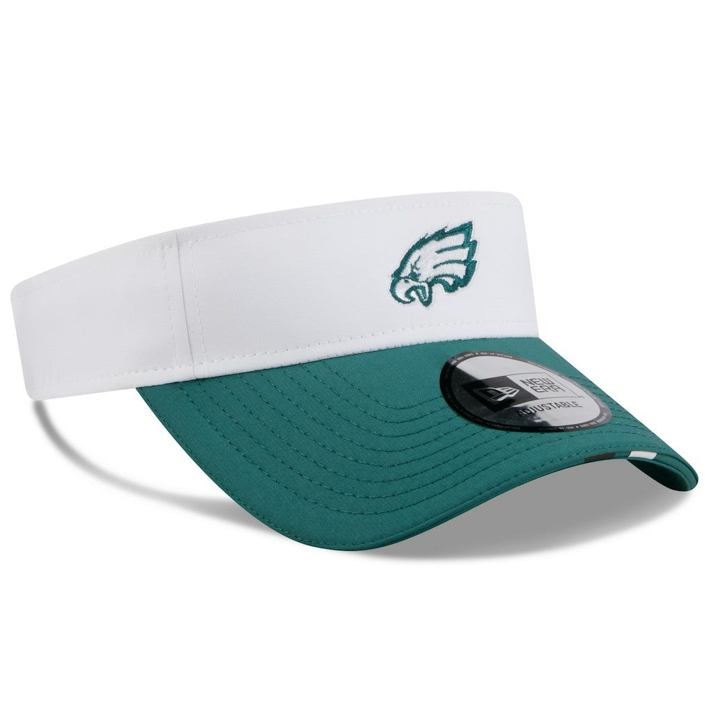 Philadelphia Eagles New Era 2025 NFL Training Camp Adjustable Visor