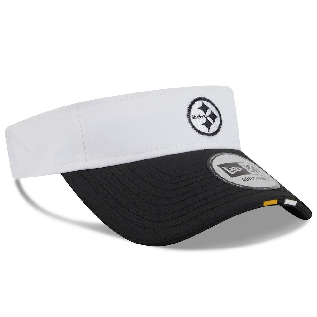 Pittsburgh Steelers New Era 2025 NFL Training Camp Adjustable Visor
