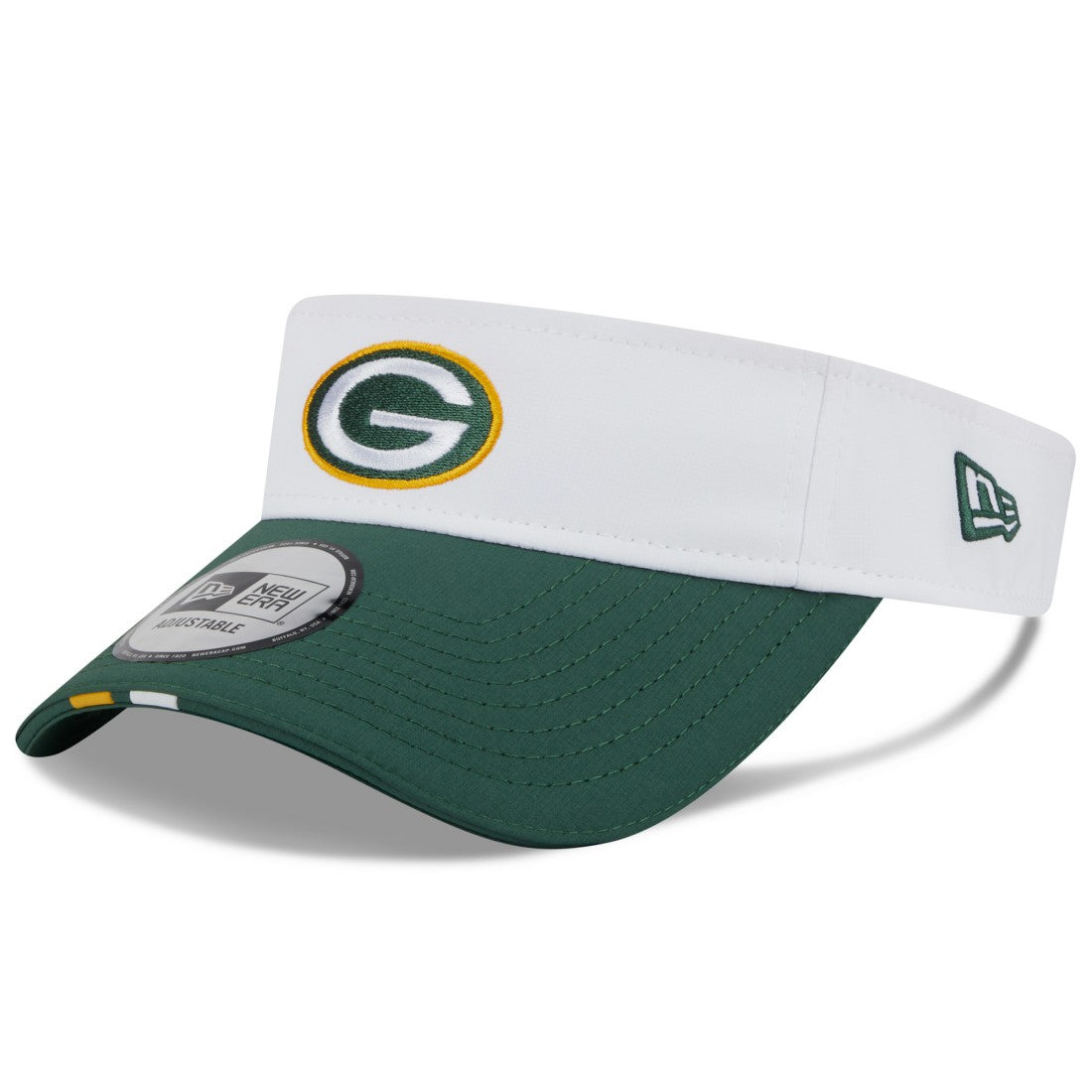 Green Bay Packers New Era 2025 NFL Training Camp Adjustable Visor