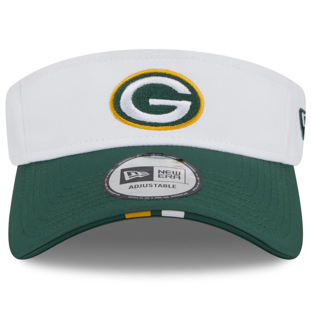 Green Bay Packers New Era 2025 NFL Training Camp Adjustable Visor
