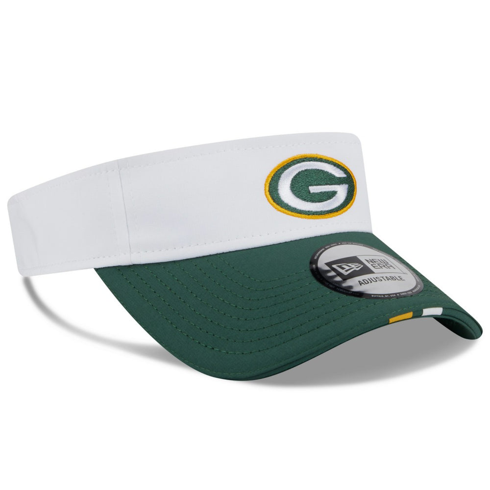 Green Bay Packers New Era 2025 NFL Training Camp Adjustable Visor
