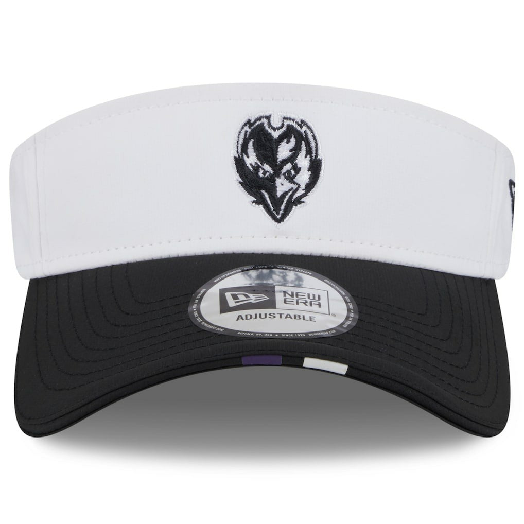 Baltimore Ravens New Era 2025 NFL Training Camp Adjustable Visor