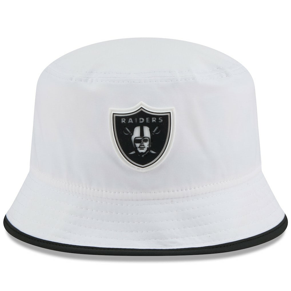 Las Vegas Raiders New Era 2025 NFL Training Camp Stretch Bucket Hat