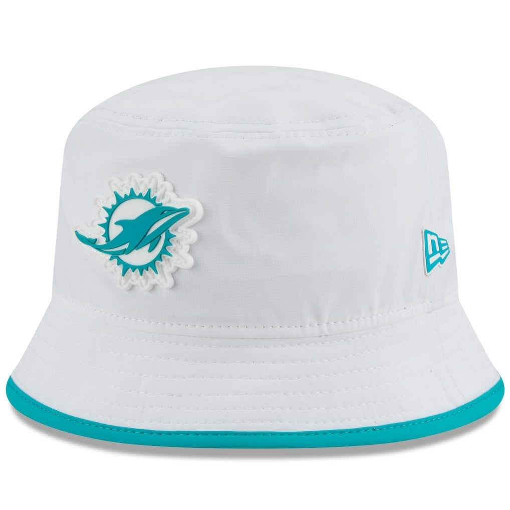 Miami Dolphins New Era 2025 NFL Training Camp Stretch Bucket Hat