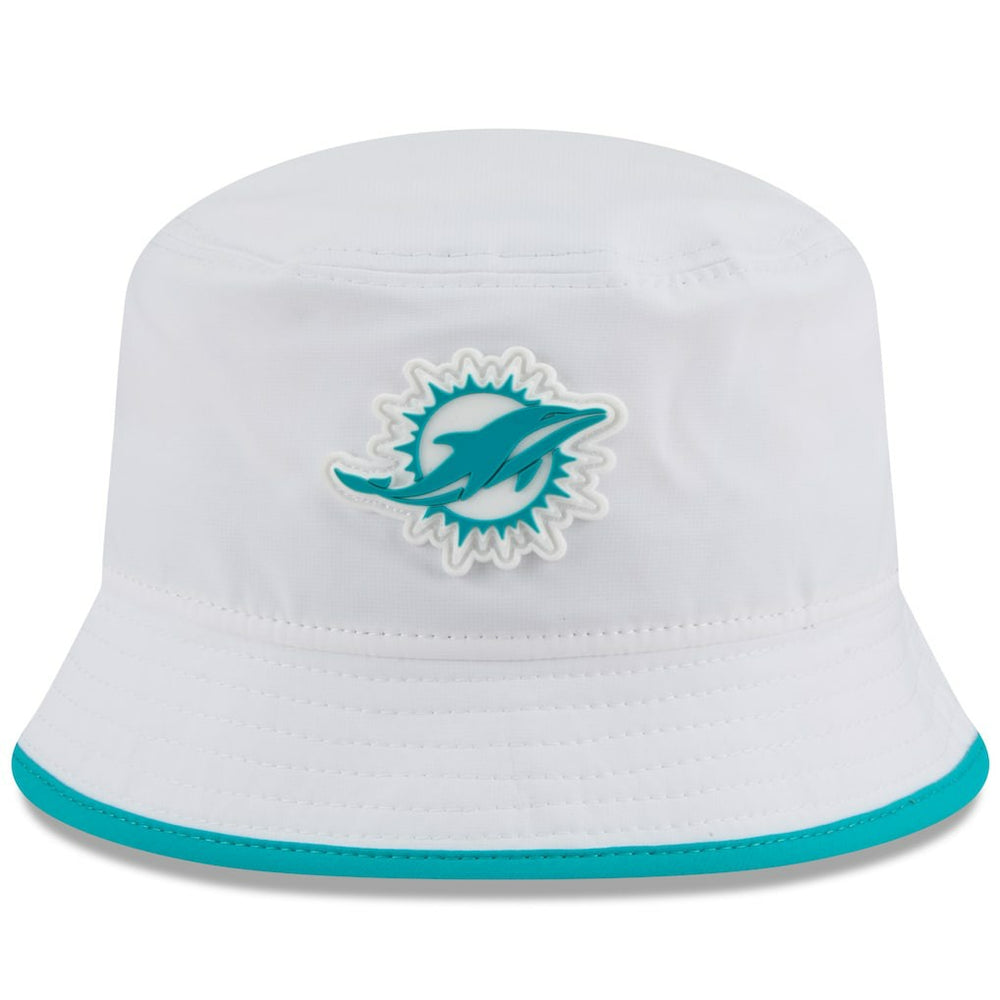 Miami Dolphins New Era 2025 NFL Training Camp Stretch Bucket Hat