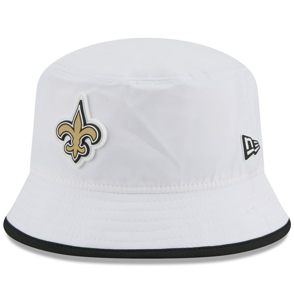 New Orleans Saints New Era 2025 NFL Training Camp Stretch Bucket Hat