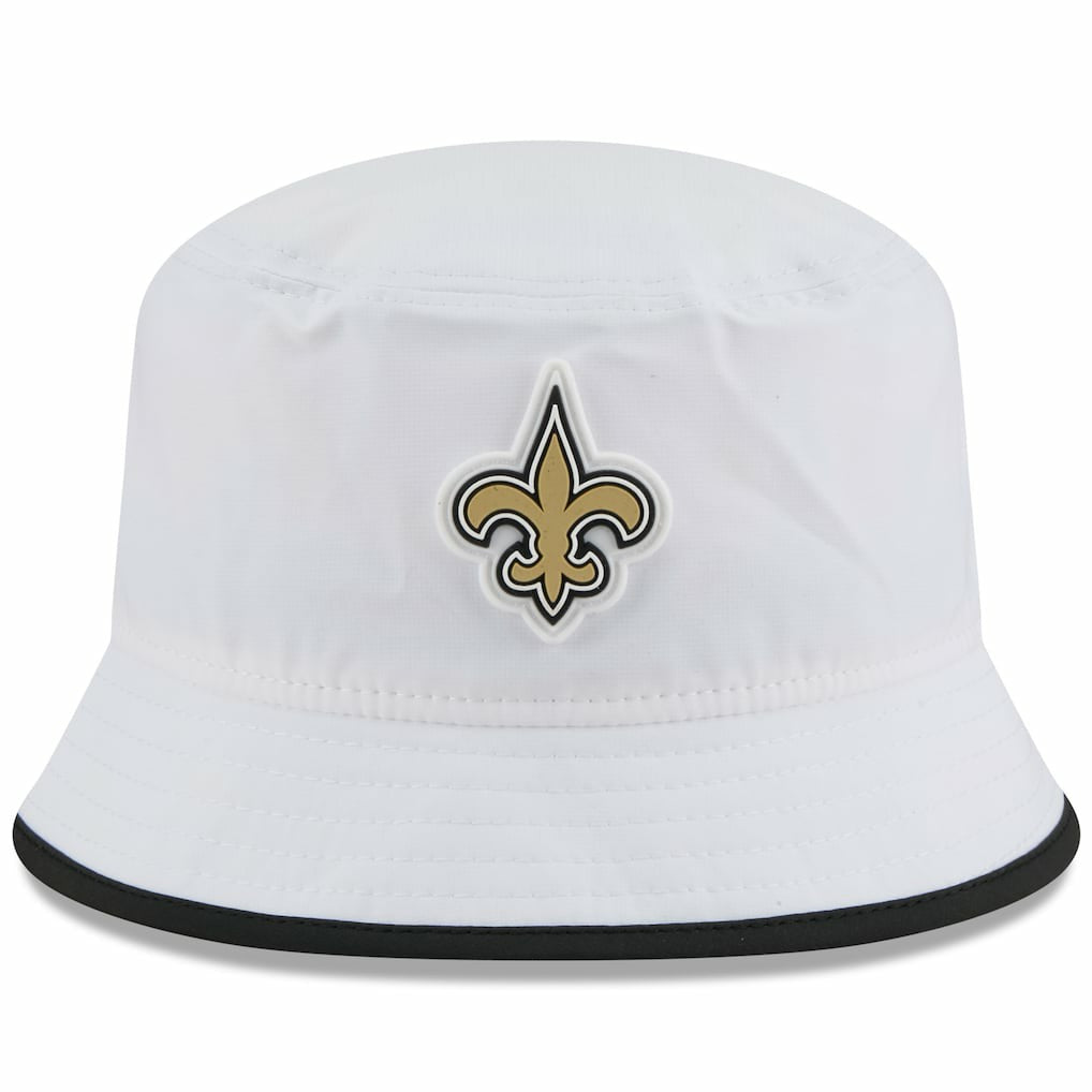 New Orleans Saints New Era 2025 NFL Training Camp Stretch Bucket Hat