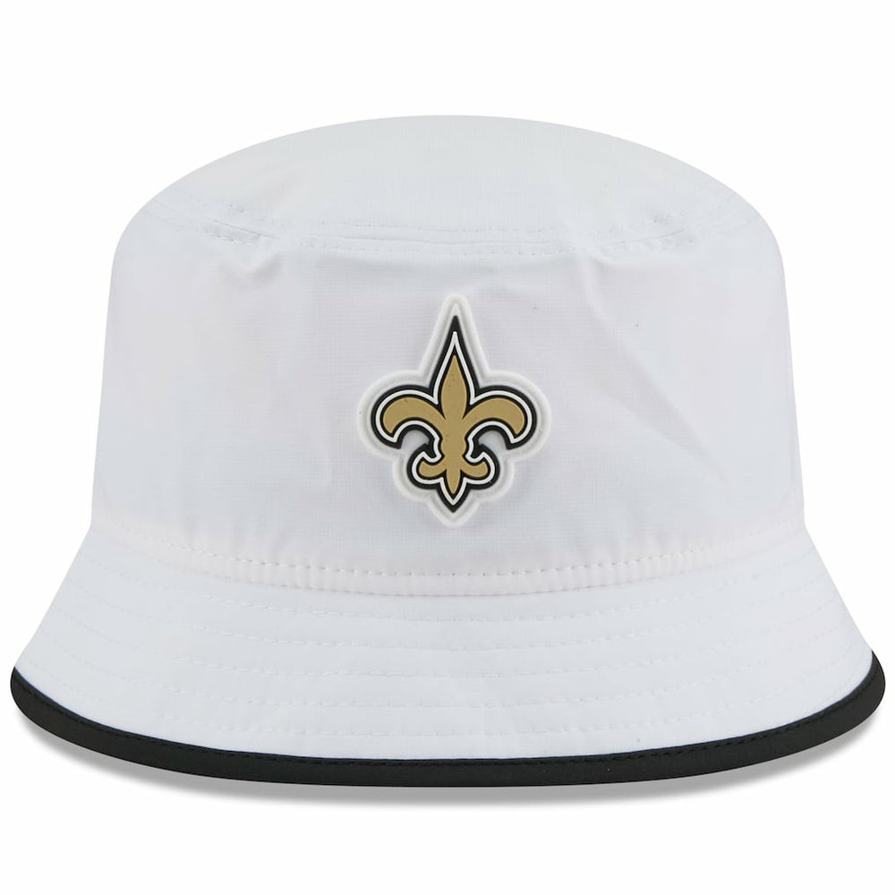 New Orleans Saints New Era 2025 NFL Training Camp Stretch Bucket Hat
