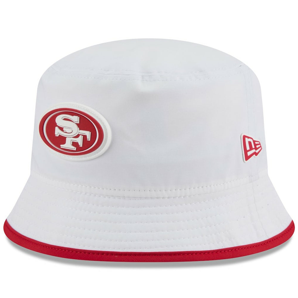 San Francisco 49ers New Era 2025 NFL Training Camp Stretch Bucket Hat