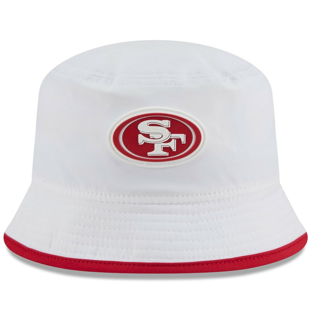 San Francisco 49ers New Era 2025 NFL Training Camp Stretch Bucket Hat