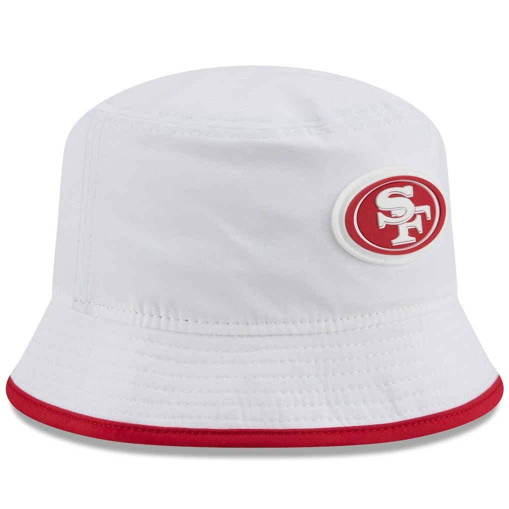 San Francisco 49ers New Era 2025 NFL Training Camp Stretch Bucket Hat