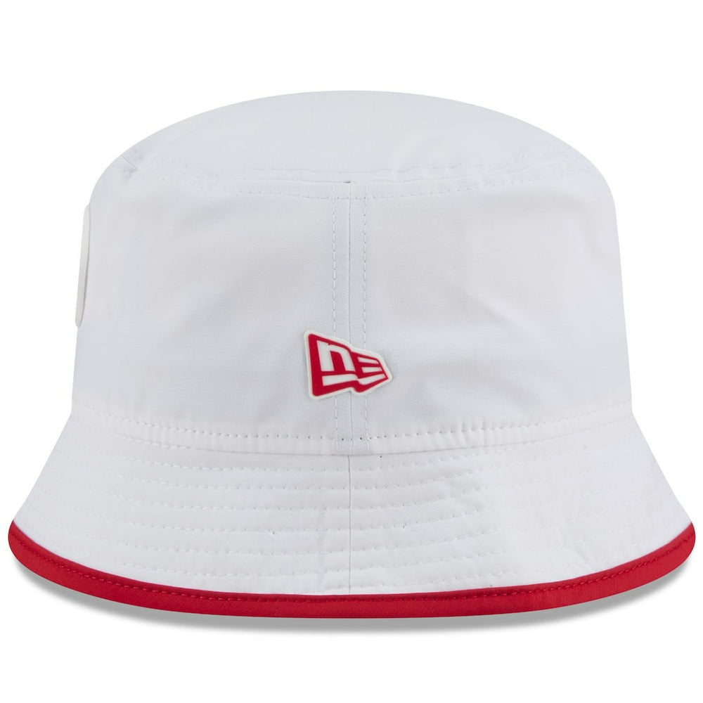 San Francisco 49ers New Era 2025 NFL Training Camp Stretch Bucket Hat
