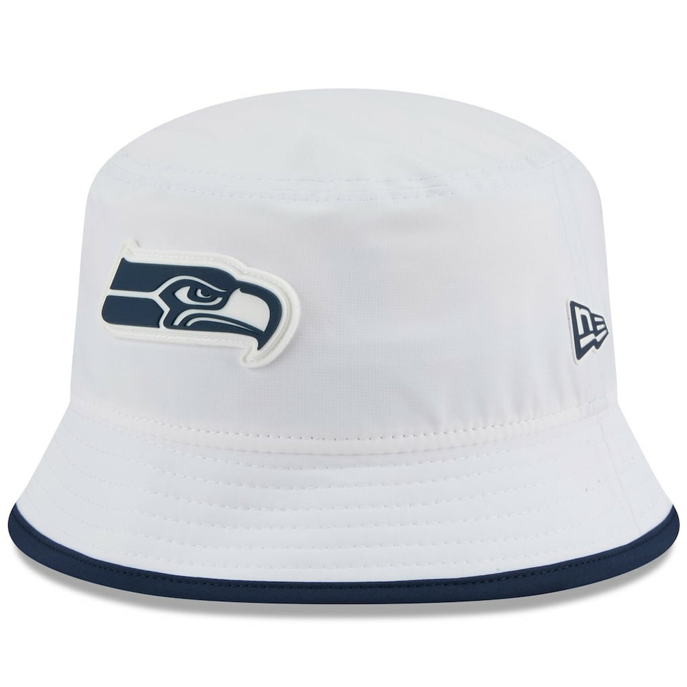 Seattle Seahawks New Era 2025 NFL Training Camp Stretch Bucket Hat