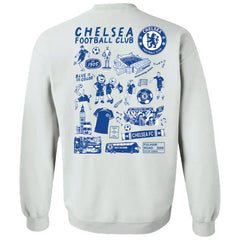 Chelsea Vive La Fete Women's Impressions Artwork Pullover Sweatshirt White