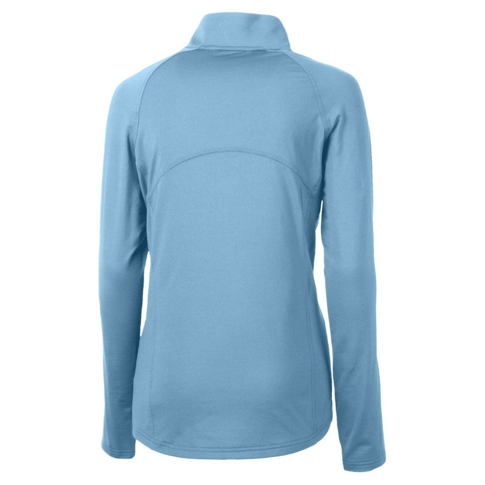 Milwaukee Brewers Cutter & Buck Women's Raglan Adapt Eco Knit Stretch Recycled Half-Zip Top | MLB Discount