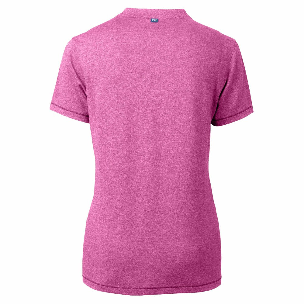 Milwaukee Brewers Cutter & Buck Forge Heathered Stretch Blade Top | MLB US
