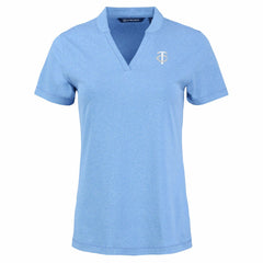 Minnesota Twins Cutter & Buck Forge Heathered Stretch Blade Top | MLB US