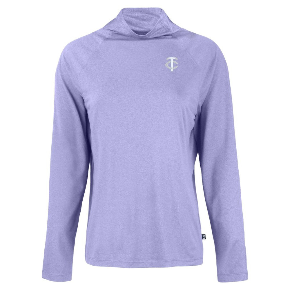 Minnesota Twins Cutter & Buck Women's Coastline Epic Comfort Eco Recycled Funnel Neck Pullover Top | MLB US