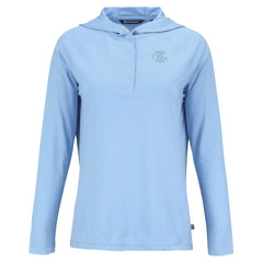 Philadelphia Phillies Cutter & Buck Women's Coastline Epic Comfort Eco Recycled Long Sleeve Hoodie T-Shirt | MLB Outlet