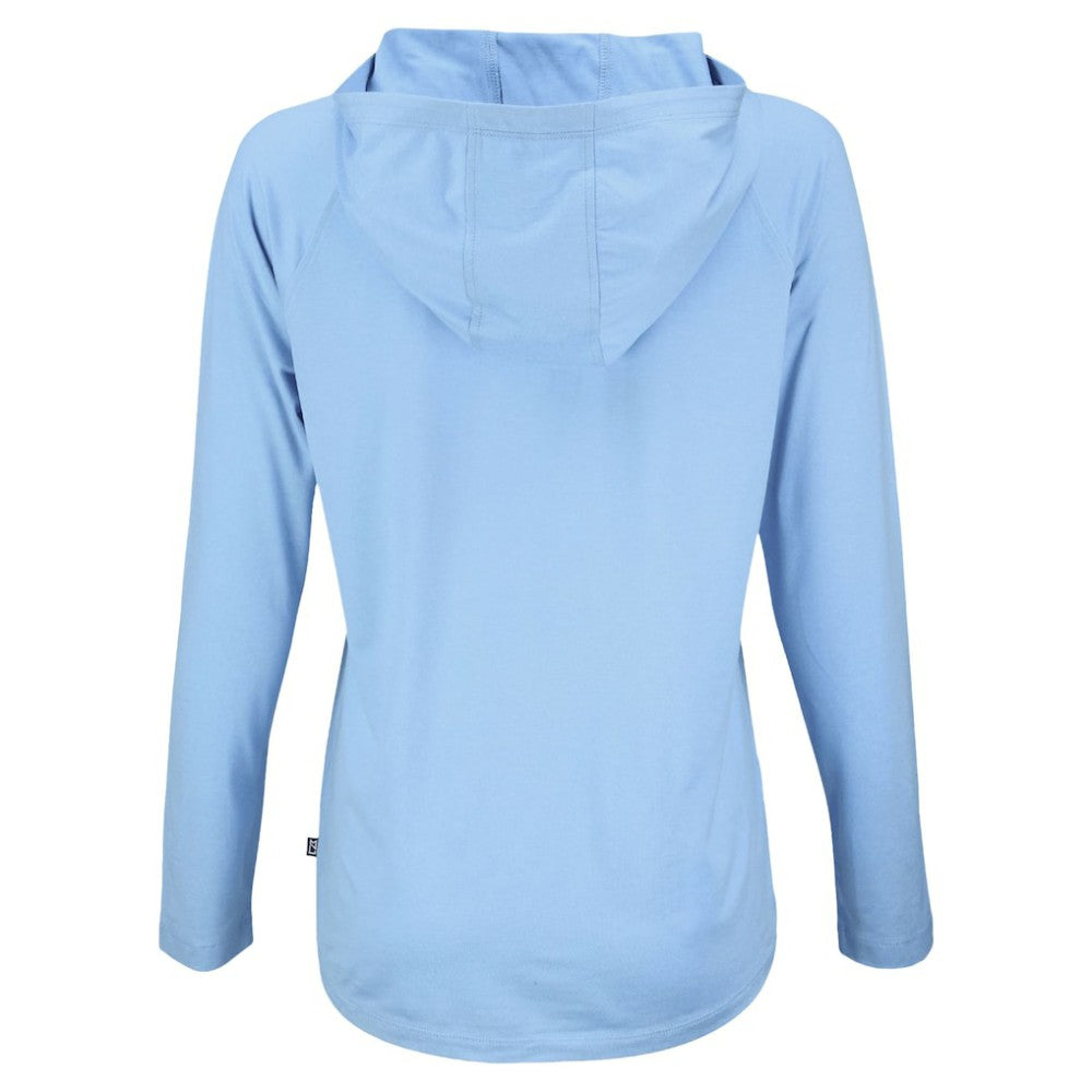 Philadelphia Phillies Cutter & Buck Women's Coastline Epic Comfort Eco Recycled Long Sleeve Hoodie T-Shirt | MLB Outlet