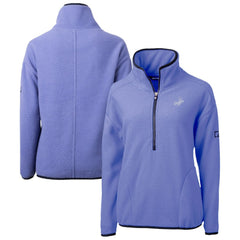 Los Angeles Dodgers Cutter & Buck Women's Cascade Eco Fleece Half-Zip Jacket | MLB Shop