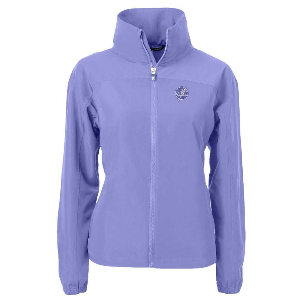 New York Yankees Cutter & Buck Women's Charter Eco Recycled Full-Zip Jacket | MLB US