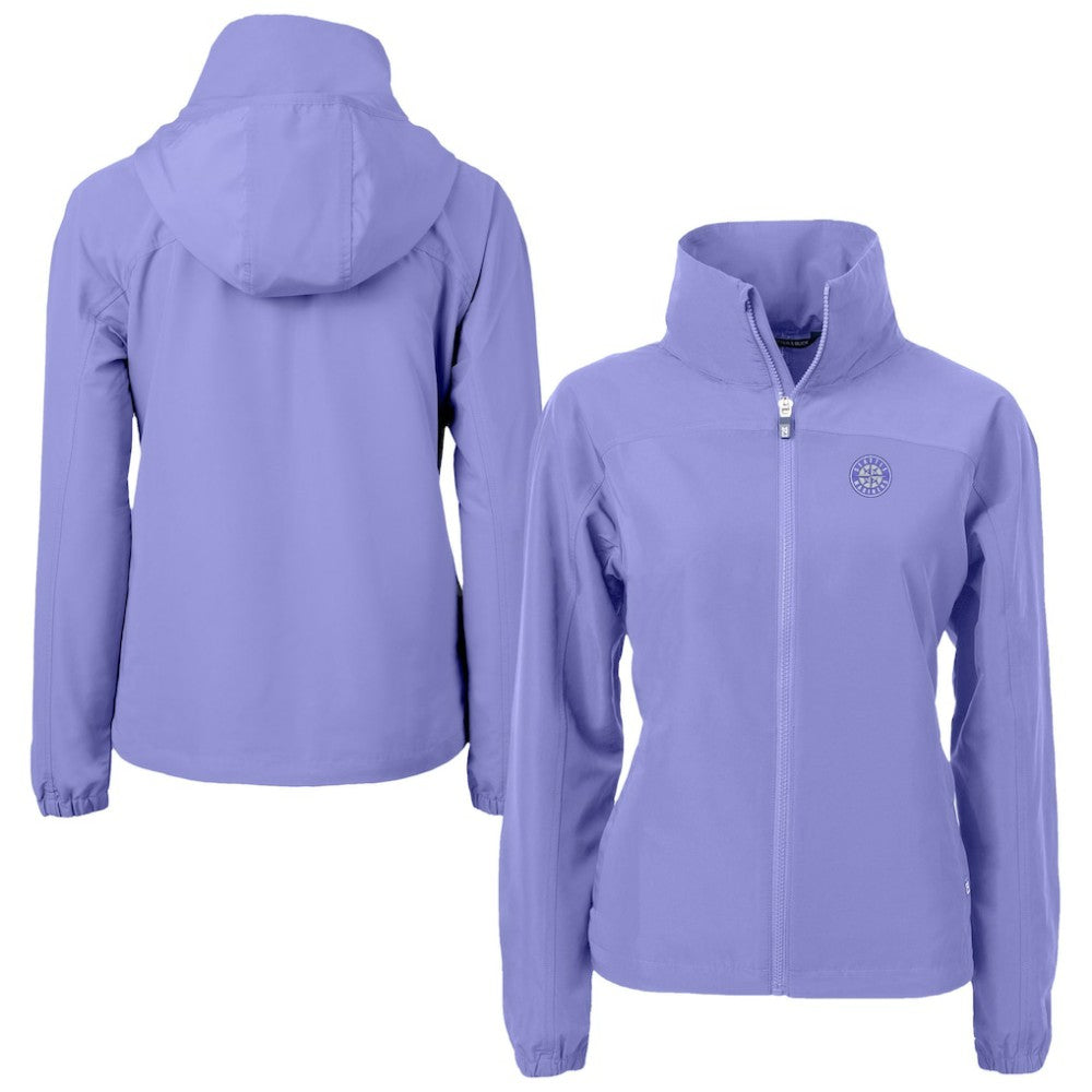 Seattle Mariners Cutter & Buck Women's Charter Eco Recycled Full-Zip Jacket | MLB US
