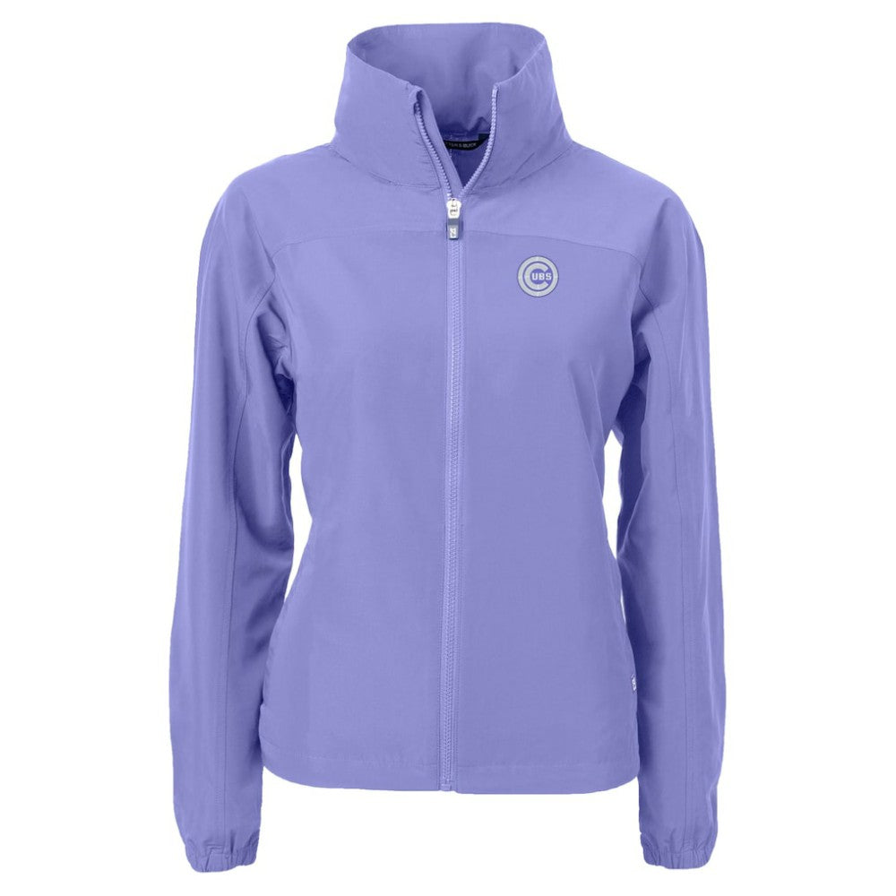 Chicago Cubs Cutter & Buck Women's Charter Eco Recycled Full-Zip Jacket | MLB Sale