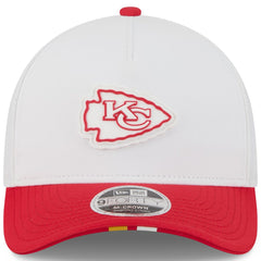 Kansas City Chiefs New Era Youth 2025 NFL Training Camp A-Frame 9FORTY Adjustable Hat