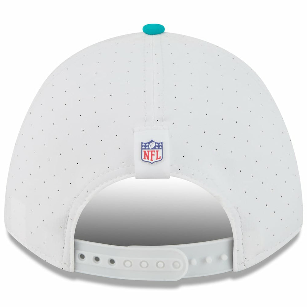 Miami Dolphins New Era Youth 2025 NFL Training Camp A-Frame 9FORTY Adjustable Hat