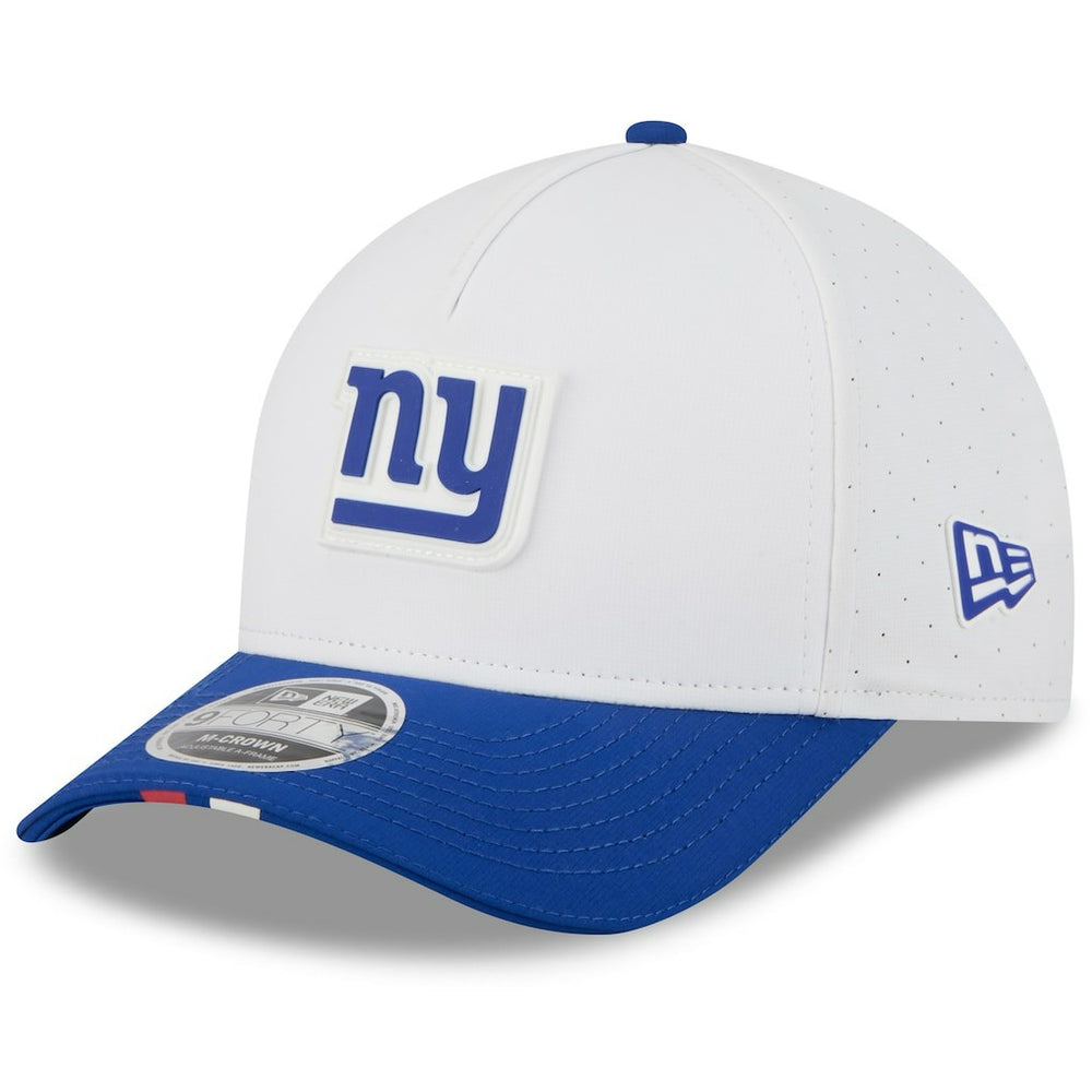 New York Giants New Era Youth 2025 NFL Training Camp A-Frame 9FORTY Adjustable Hat