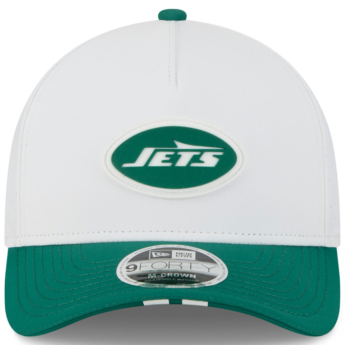 New York Jets New Era Youth 2025 NFL Training Camp A-Frame 9FORTY Adjustable Hat