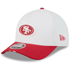 San Francisco 49ers New Era Youth 2025 NFL Training Camp A-Frame 9FORTY Adjustable Hat