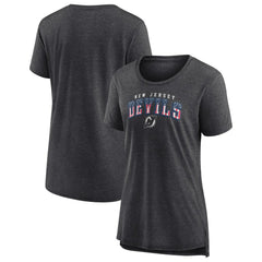 New Jersey Devils Women's Proud Tri-Blend T-Shirt Outlet