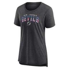 New Jersey Devils Women's Proud Tri-Blend T-Shirt Outlet
